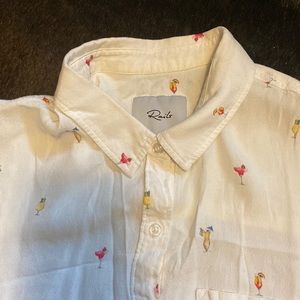 Rails - Small- Ivory Cocktail Hour button down